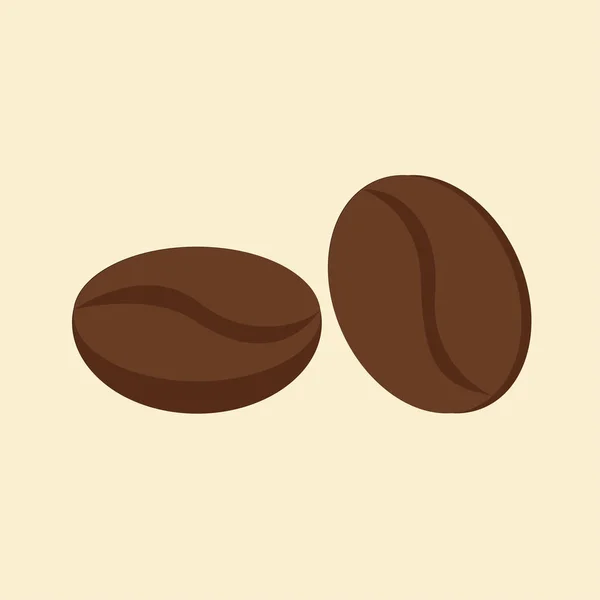 Coffee beans icon — Stock Vector