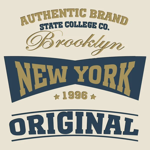 New york tipografi moda