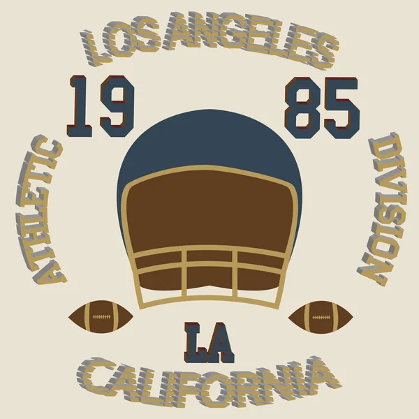 Los Angeles tipografi futbol