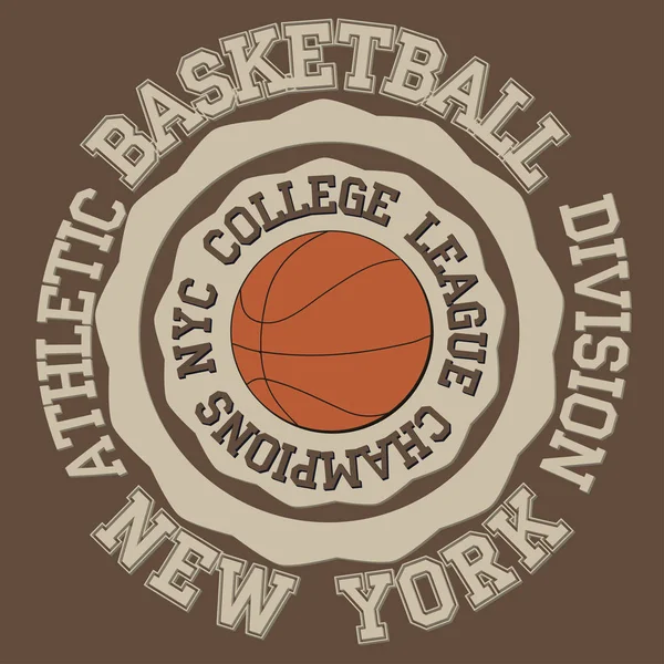 Nueva York Brooklyn sport — Archivo Imágenes Vectoriales