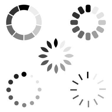 Yükleme simgeleri kümesi