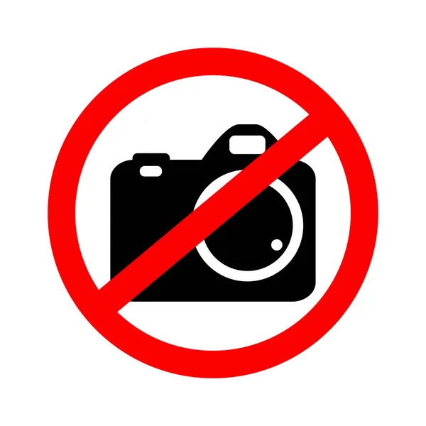 No camera no photo — Stock Vector