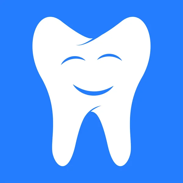 Uśmiechający się zęba, stomatologiczne — Wektor stockowy