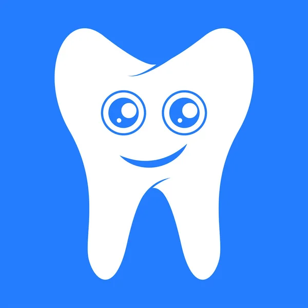 Uśmiechający się zęba, stomatologiczne — Wektor stockowy