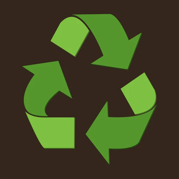绿色三角生态 — 图库矢量图片
