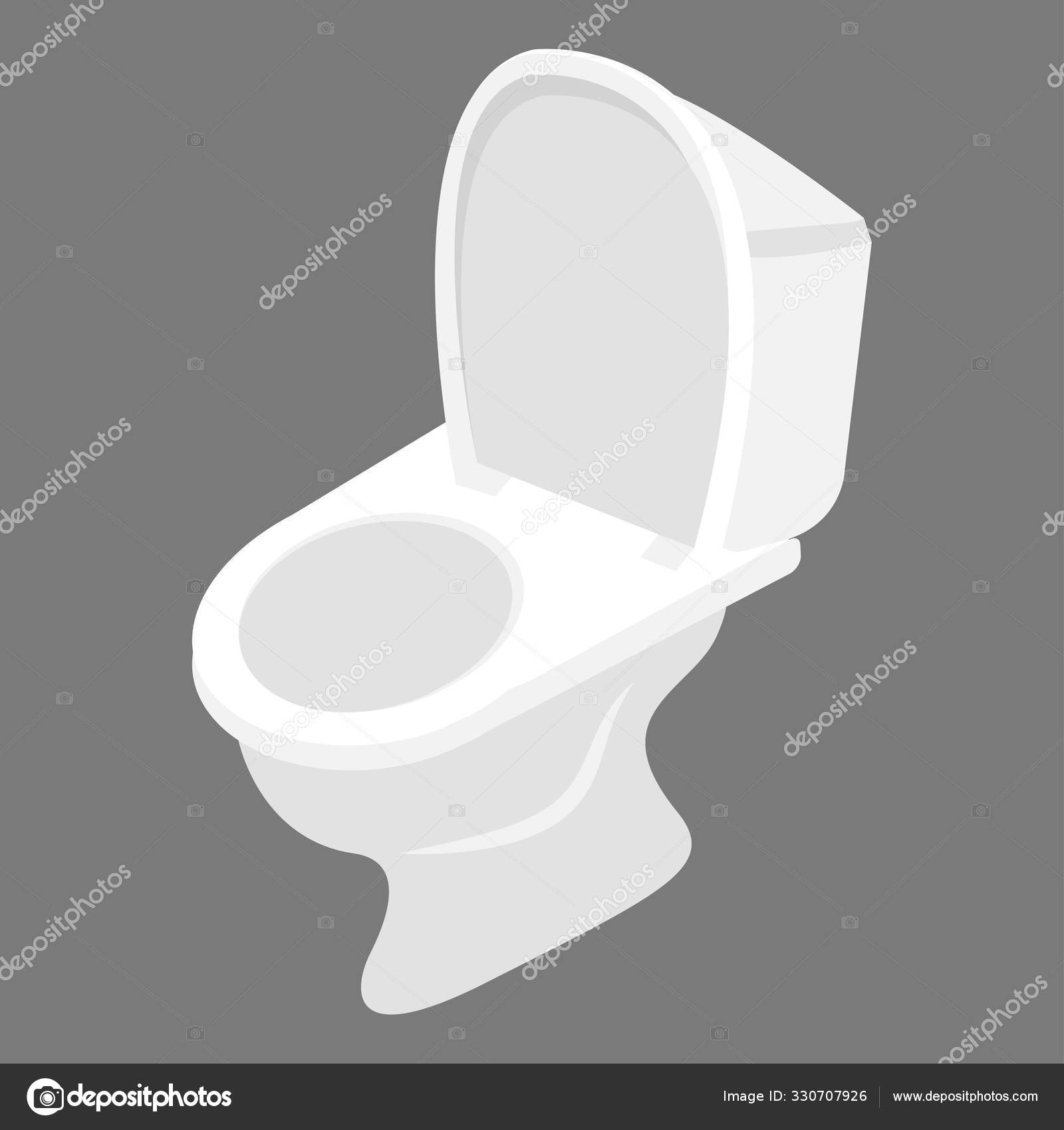 White western toilet design vector sanitary graphic — 스톡 ...
