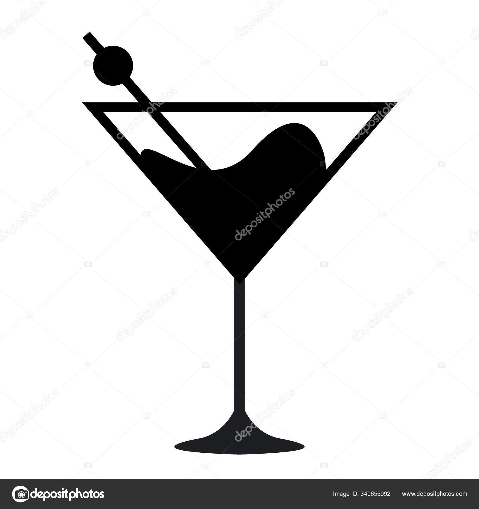 Glass cup icon. Symbol beverage cocktail vector design Stock Vector by  ©OleksandrMalysh 340655992