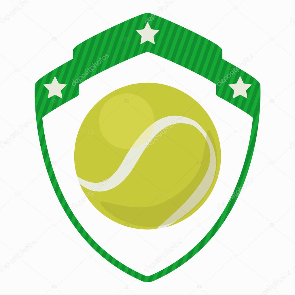 Tennis sport icon vector illustration design isolated competition