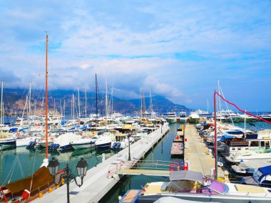 Bağlantı noktası Saint-Jean-Cap-Ferrat - resort ve komün promontory Cote d'Azur Provence-Alpes-Cote d'Azur bölgesindeki, bölümü Denizcilik Alps, güzel bölge, Fransa, Fransa'nın Güneydoğu'yatlar