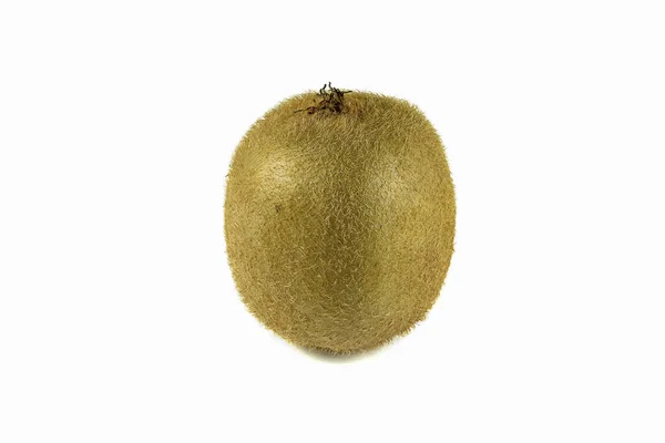 Fechar macro kiwi frutas isoladas no fundo branco — Fotografia de Stock