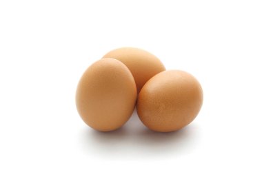 yumurta beyaz arka plan üzerinde izole kapatmak 