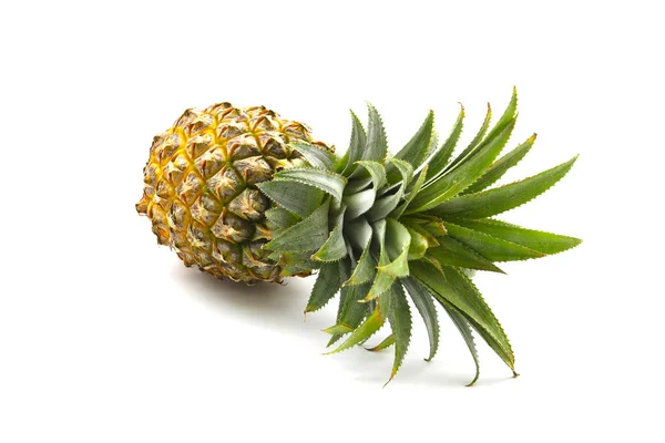 Na białym tle owoc ananasa na białym tle — Zdjęcie stockowe