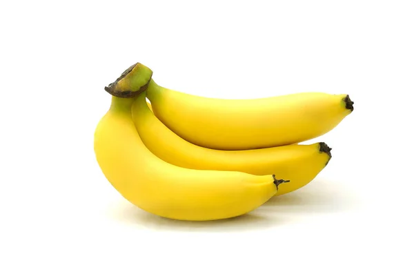 Plátano sabroso aislado sobre fondo blanco — Foto de Stock