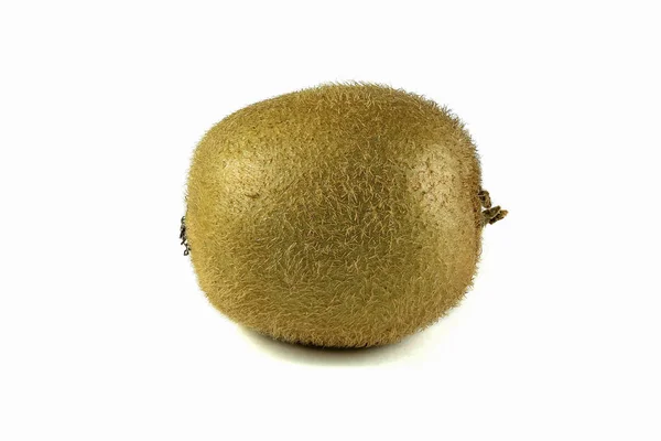 Detailní záběr ovoce kiwi makro izolovaných na bílém pozadí — Stock fotografie