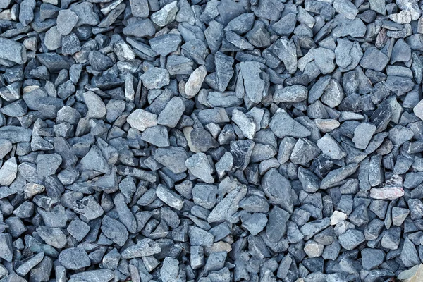 Black Small Road Stone Background Dark Gravel Pebbles Stone Texture — Stock Photo, Image
