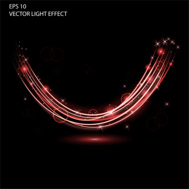 Işık efekti vektör büyü