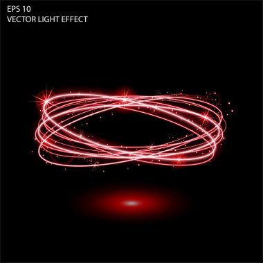 Işık efekti vektör büyü