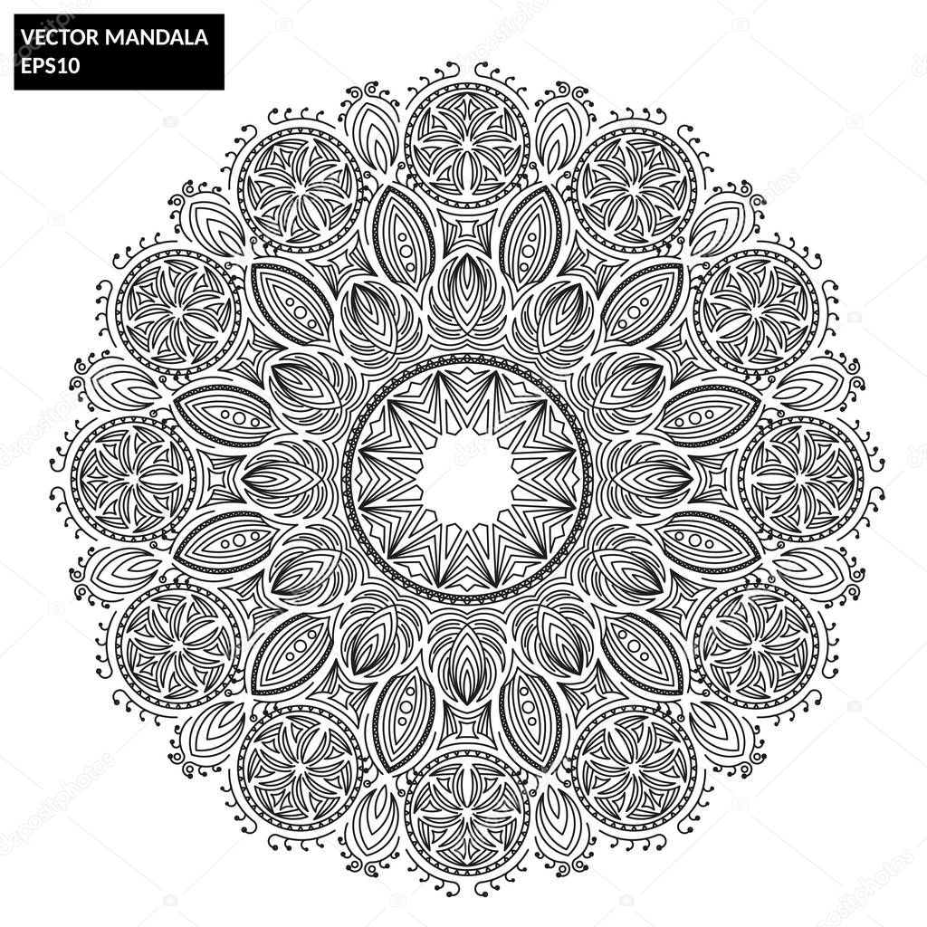 Mandala, Vector Mandala, floral mandala