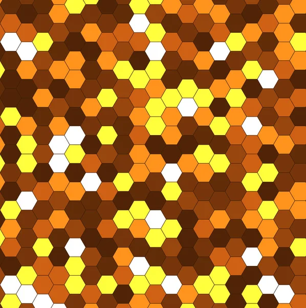 Абстрактный фон многоцветного шестиугольника . — стоковый вектор