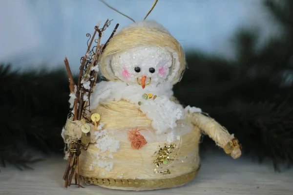 Sevimli Noel ağacı kardan adam dekorasyon