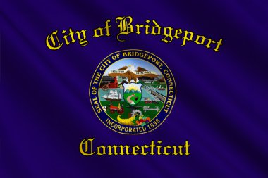 Bridgeport şehrin Connecticut'taki, ABD bayrağı
