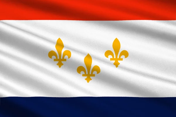 美国路易斯安那州新奥尔良的旗帜 — 图库照片