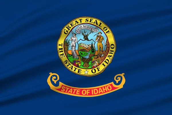 Прапор Айдахо, США — стокове фото