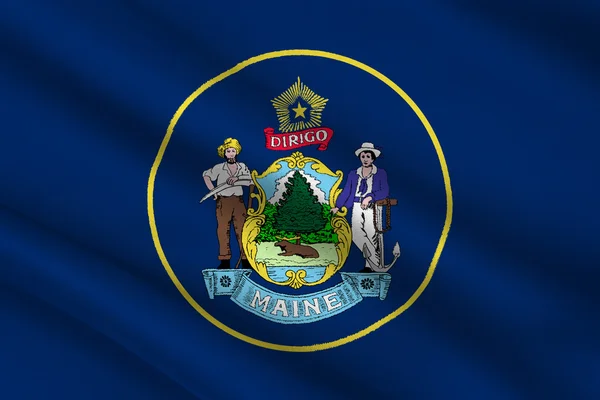 Bandiera del Maine, USA — Foto Stock