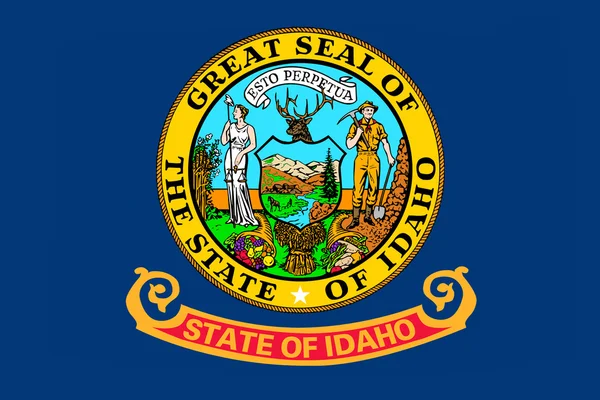 Bandeira de Idaho, EUA — Fotografia de Stock