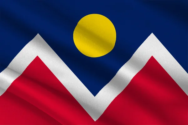 Denver, Colorado, Amerikai Egyesült Államok zászlaja — Stock Fotó