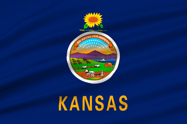 Флаг Канзаса, США
