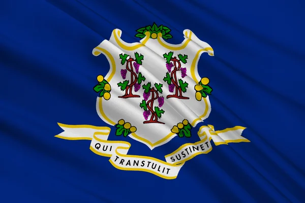 Bandera de Connecticut, Estados Unidos — Foto de Stock