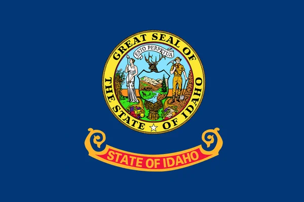 Bandera de Idaho, Estados Unidos — Foto de Stock