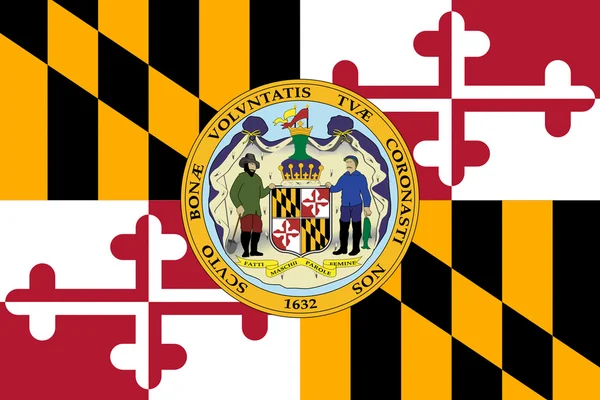 Flag of Maryland, USA — Stock Photo, Image