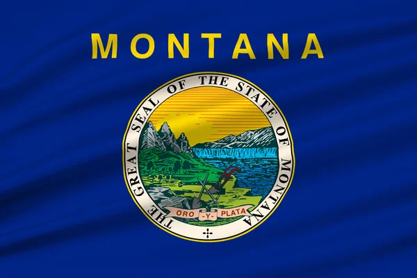 Bandeira de Montana, EUA — Fotografia de Stock