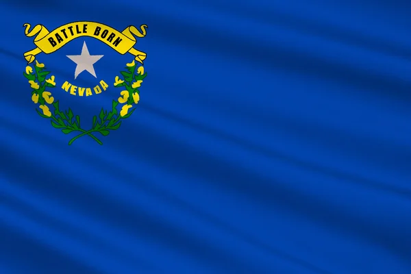 ネバダ州、アメリカ合衆国の国旗 — ストック写真