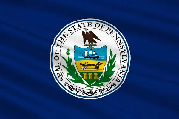 Σημαία της Πενσυλβάνια, ΗΠΑ — Φωτογραφία Αρχείου