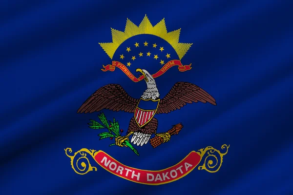 Flag of North Dakota, USA — Stock Photo, Image