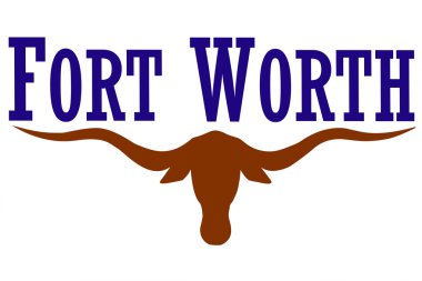 Şehir Fort Worth, Teksas, ABD bayrağı