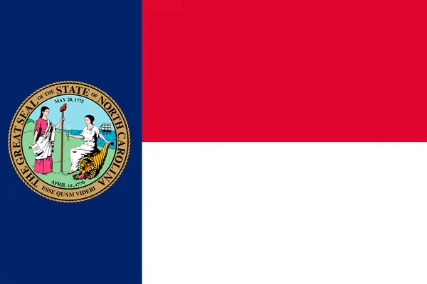 Bandera de North Carolina, Estados Unidos — Foto de Stock