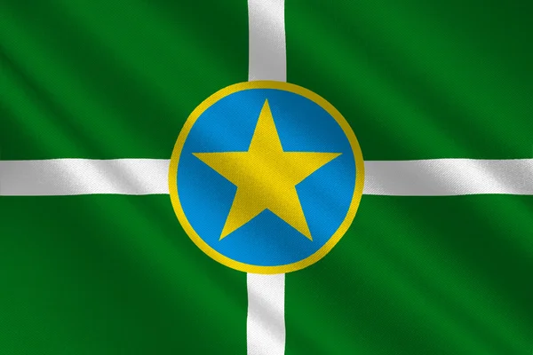 Flag of Jackson in Mississippi, USA — Stock Photo, Image