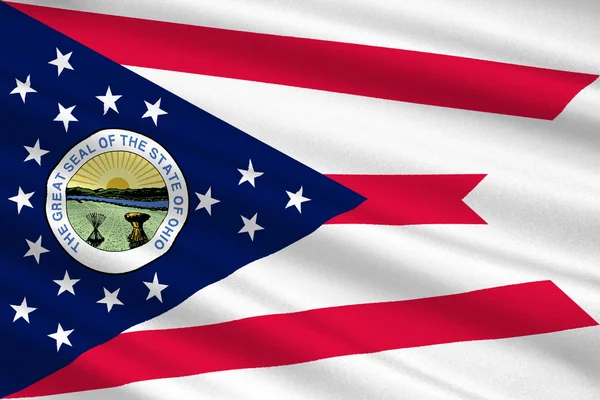 Flagge von ohio, usa — Stockfoto