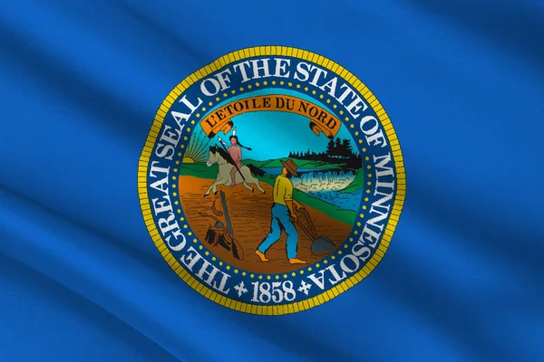 Flag of Minnesota, USA — Stock Photo, Image