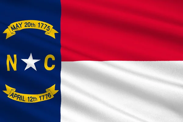 Vlag van Noord-carolina, Verenigde Staten — Stockfoto