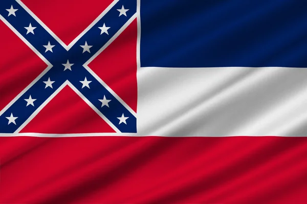 Bandera de Mississippi, Estados Unidos — Foto de Stock