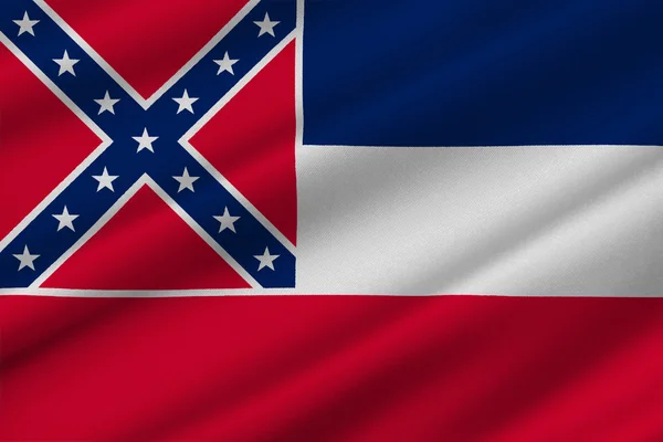 Bandera de Mississippi, Estados Unidos — Foto de Stock