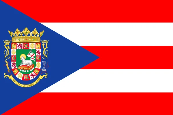 미국, 푸에르토리코의 국기 — 스톡 사진