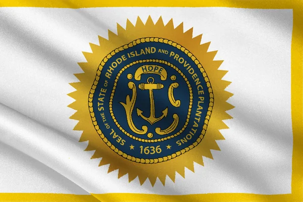 Vlajka Rhode Island, Usa — Stock fotografie