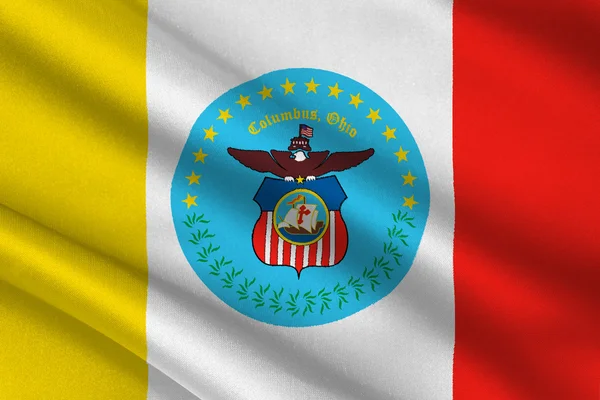 Flag of Columbus in Ohio, USA