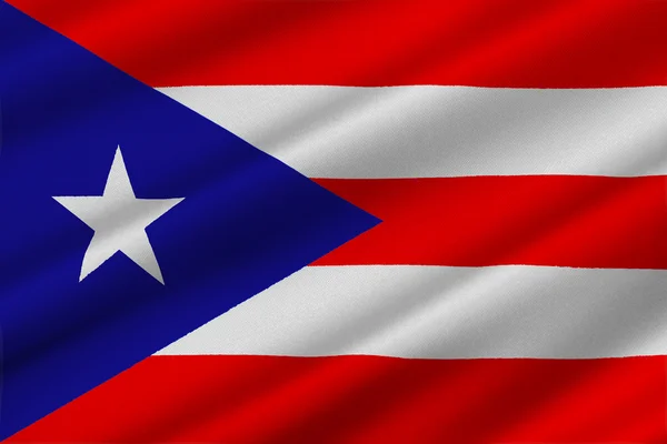 Flag of Puerto Rico, USA — Stock Photo, Image